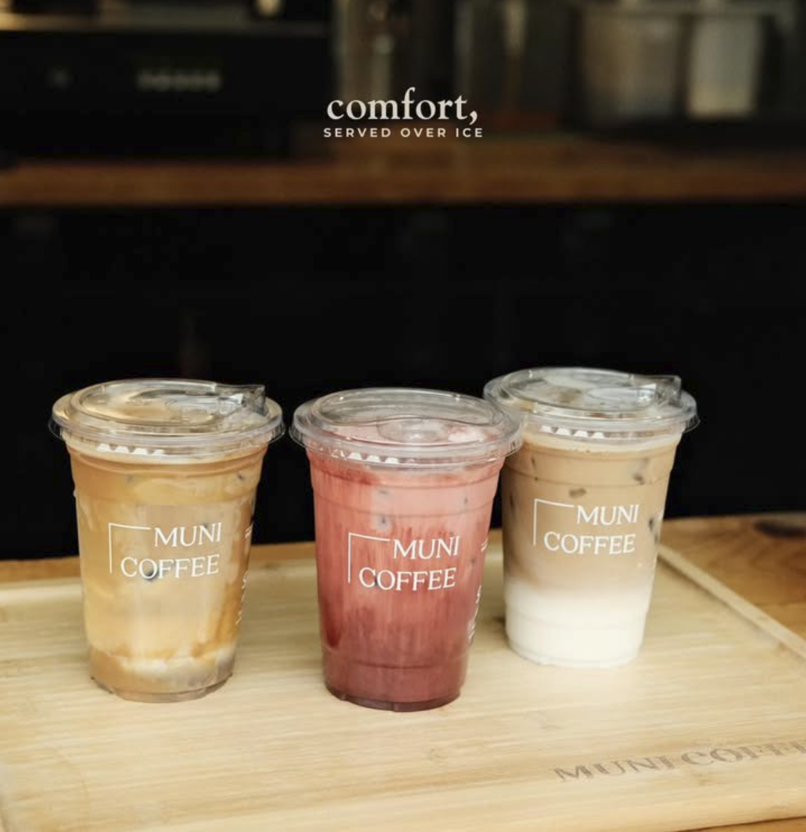 coffee, served over ice